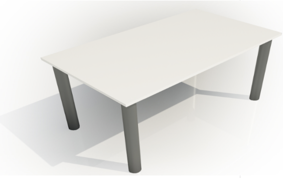 Rectangular Meeting Table (1400mm x 800mm Top)