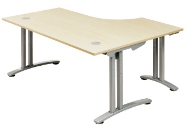 Desk C Crescent (1600mm x 1200mm)