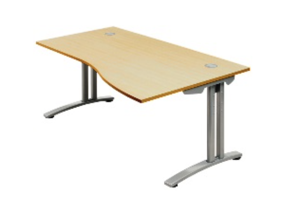 Desk C Wave (1800mm x 1000mm)