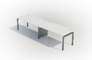 Desk D (1000mm x 800mm) - Single (2 Users)