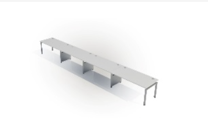Desk D (1000mm x 800mm) - Single (4 Users)