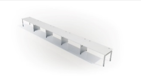 Desk D (1000mm x 800mm) - Single (5 Users)