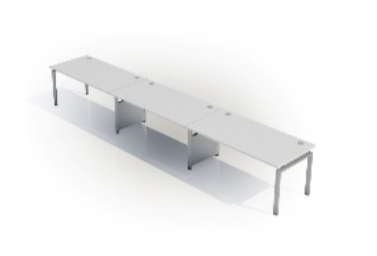 Desk D (1200mm x 800mm) - Single (3 Users)