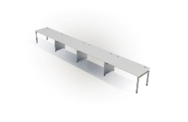 Desk D (1200mm x 800mm) - Single (4 Users)