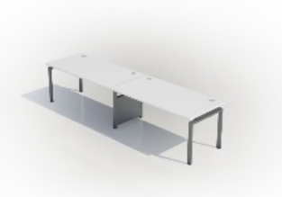 Desk D (1400mm x 800mm) - Single (2 Users)
