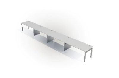 Desk D (1400mm x 800mm) - Single (4 Users)