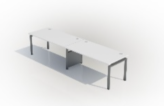 Desk D (1600mm x 800mm) - Single (2 Users)