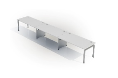 Desk D (1600mm x 800mm) - Single (3 Users)