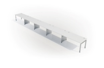 Desk D (1800mm x 800mm) - Single (5 Users)