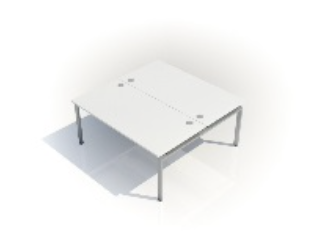 Desk D (1200mm x 800mm) - Double (2 Users)