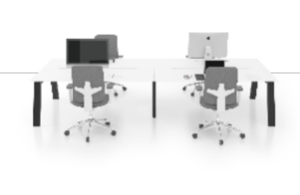 Desk E (1200mm x 800mm) - Double (2 Users)