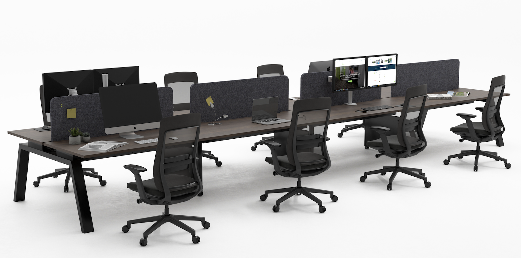 Desk E (1600mm x 800mm) - Double (8 Users)