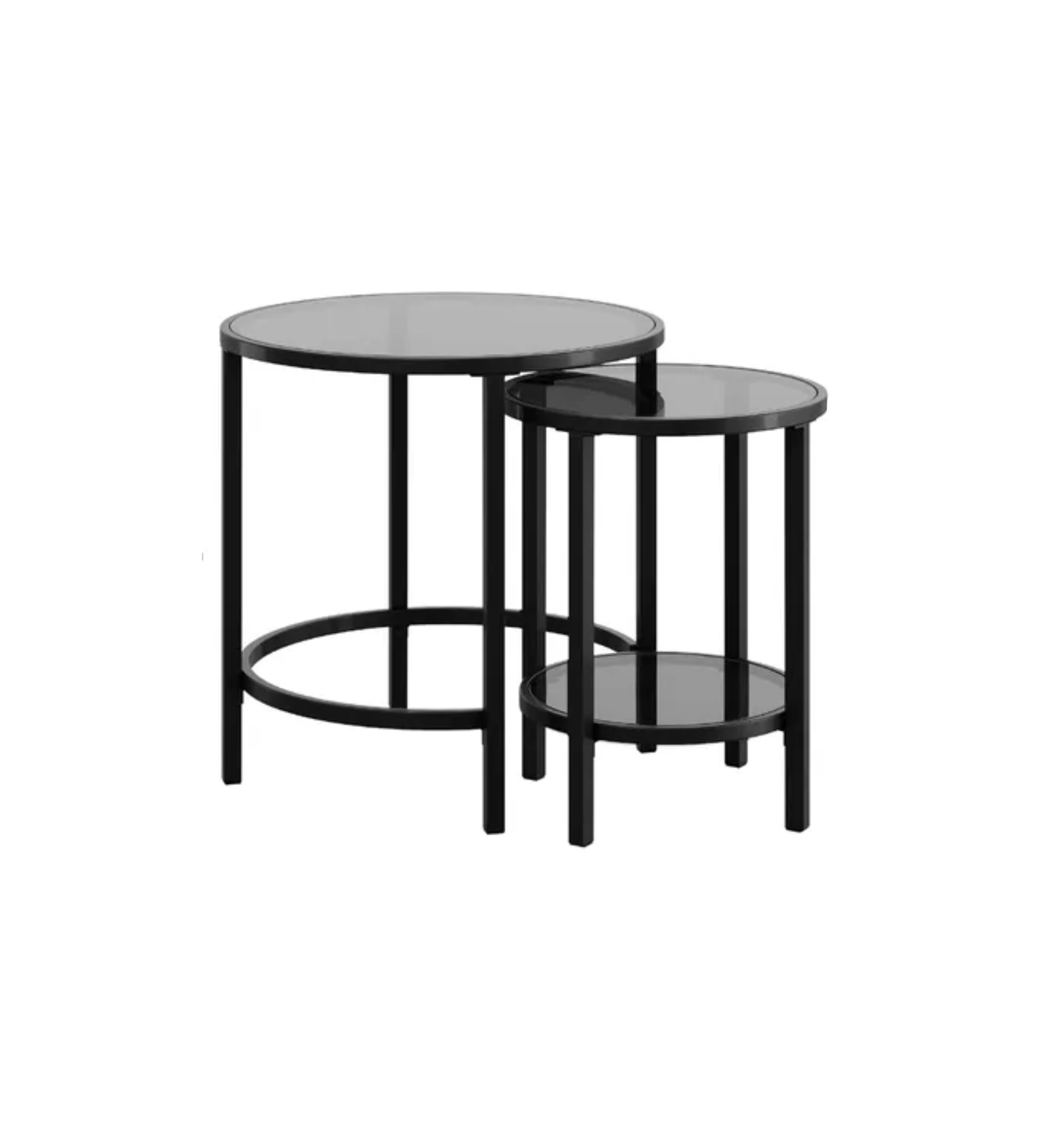 Sofia Large Glass Nest of Tables