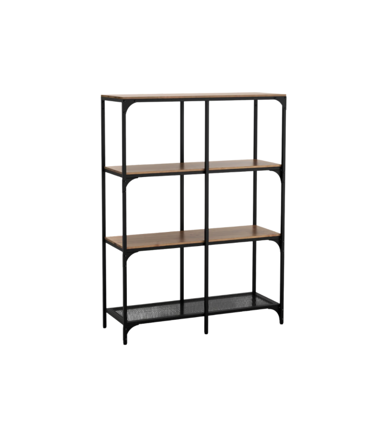 Black Shelving Unit