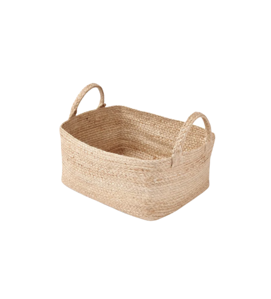 Jute Basket with Handles