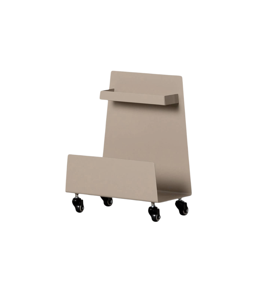 Auxiliary Cart with Metal Shelf
