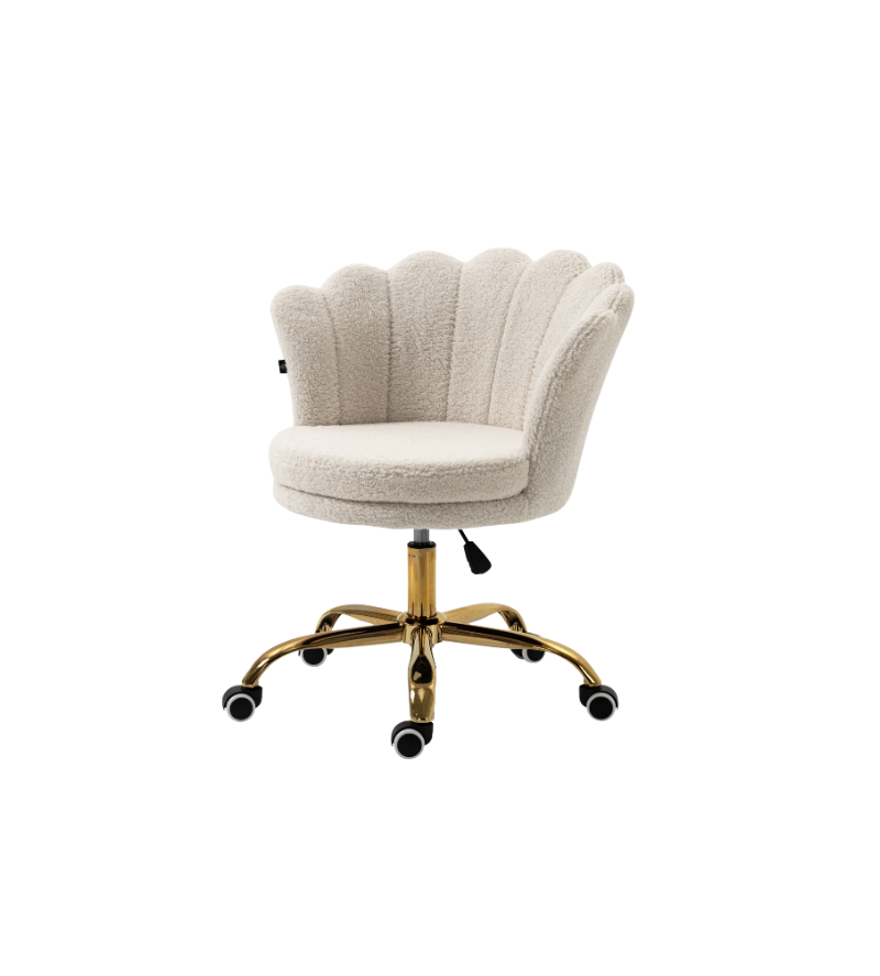 Scalloped Swivel Meeting Chair
