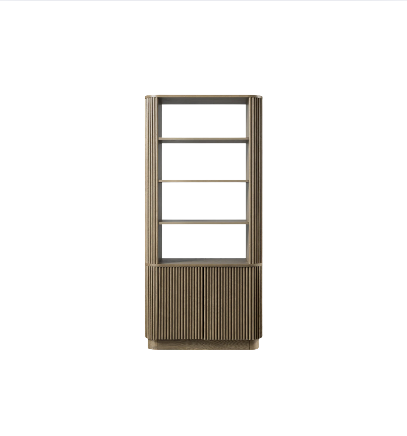 Silver Oak Bookcase