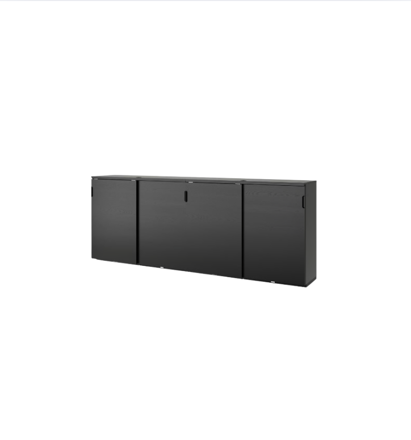 Storage Combination with Sliding Doors