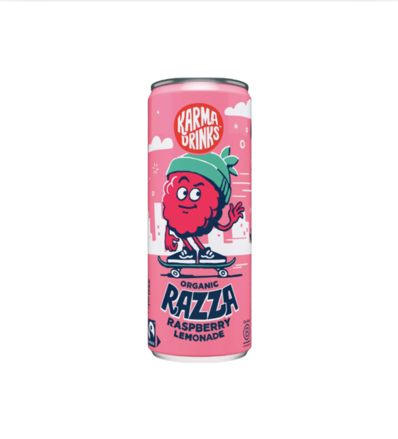 Raspberry Lemonade Organic Soft Drink