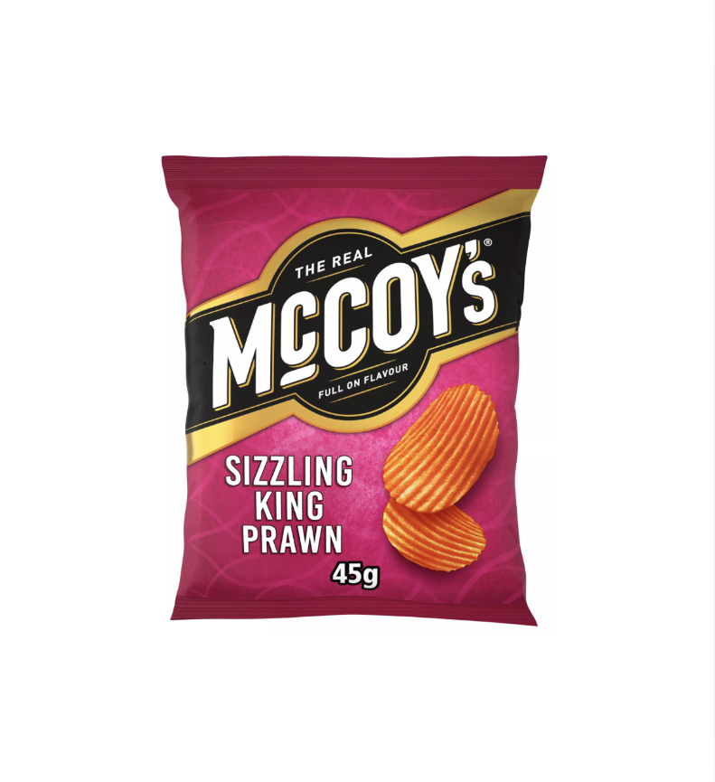 Sizzling King Prawn Grab Bag Crisps